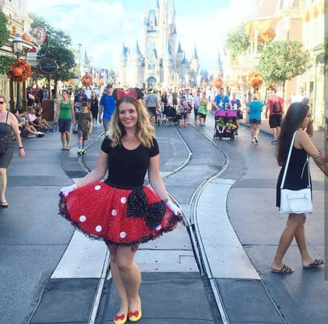 deluxe adult minnie mouse skirt fancy dress ideas disney world