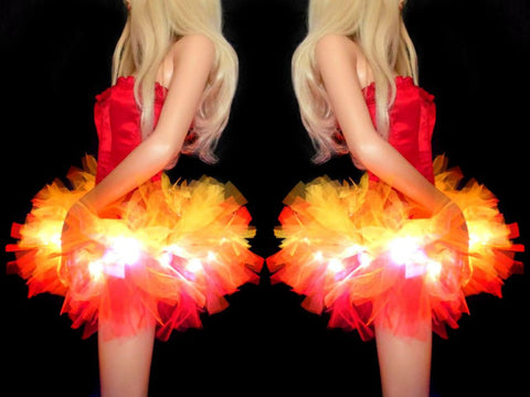 fire tutu light up tutu devil halloween tutus inspo