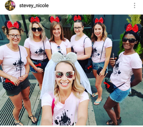 hen weekend ideas minnie mouse ears