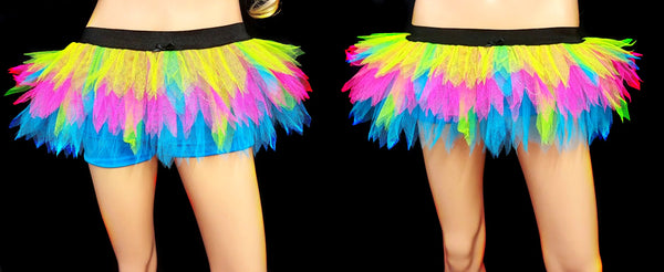 super short neon tutus