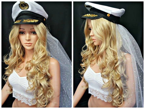 Sailor Hat With Veil Sailor Bride To Be