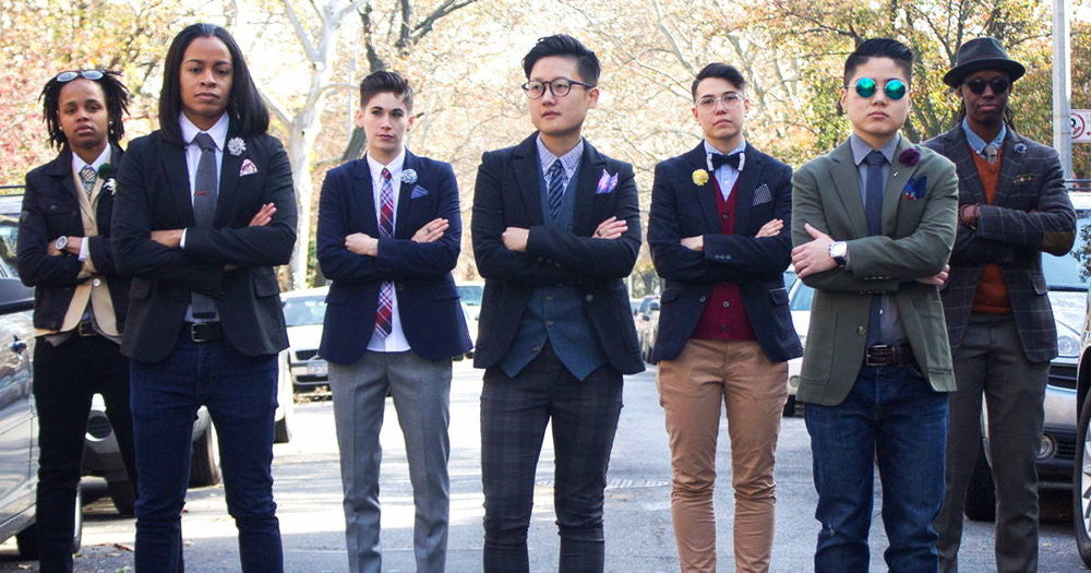 queer style and dapper suits 