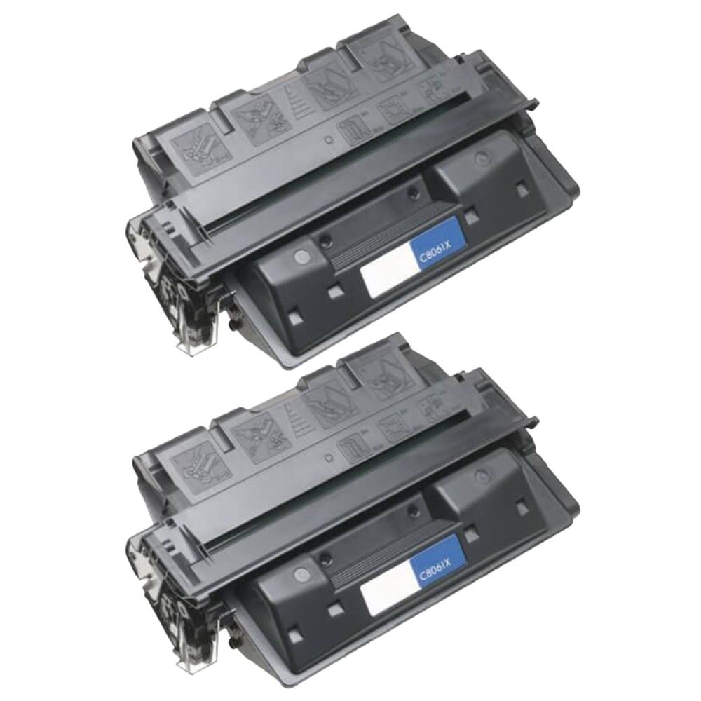 Laserjet 4100, 4100MFP, 4100DTN, 4100N, 4100TN, 4101MFP Black PSX Compatible Toner Ink Replacement for HP C8061X Works with 