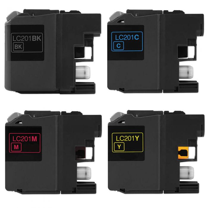 Color Combo Ink Cartridge Brother (Bk/C/M/Y) - 4/