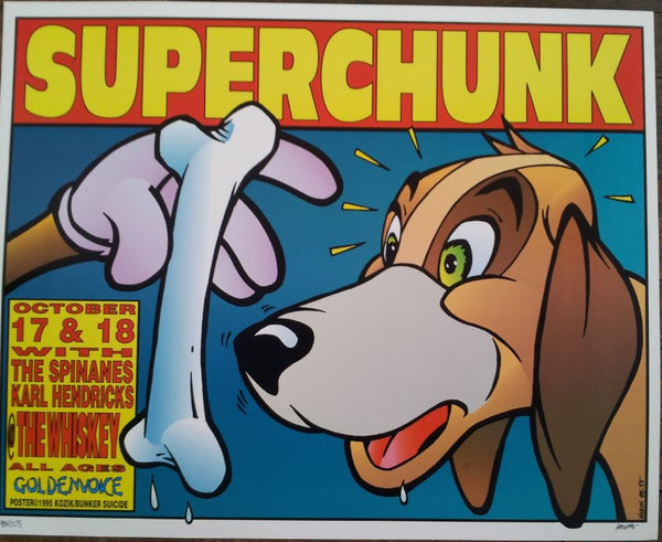 Frank Kozik - 1995 - Superchunk Concert Poster – Nevermind Gallery