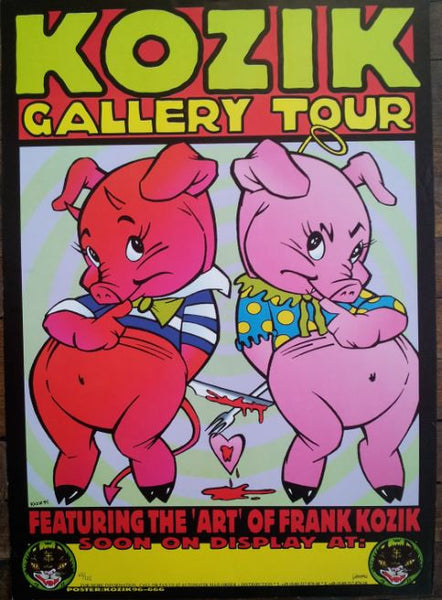 Frank Kozik - 1996 - Gallery Tour Poster – Nevermind Gallery