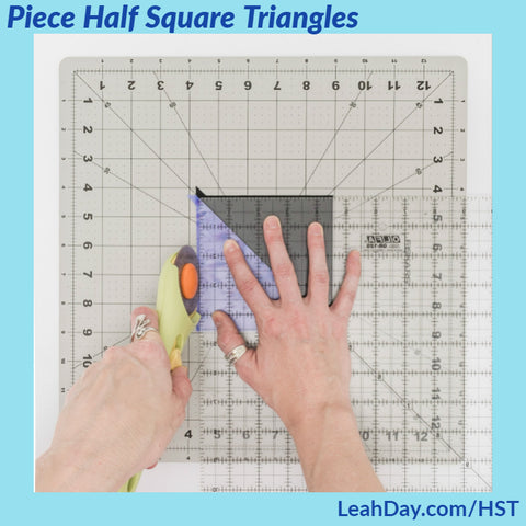 how to make half square triangles | beginner quilting tutorial