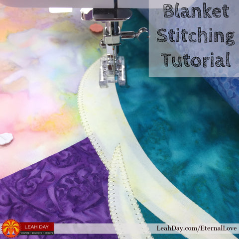 Blanket Stitching Applique Tutorial