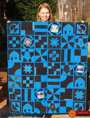 Building Blocks Quilt As You Go Quilt