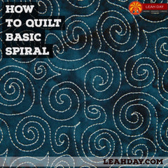 How to Quilt Basic Spiral