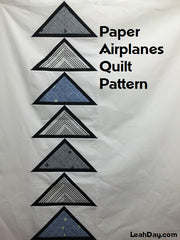Paper Airplanes Easy Paper Pieced Quilt Pattern