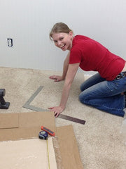 carpet tile | craft room