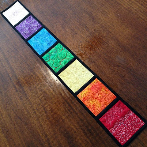 how to make a chakra wall hanging