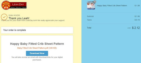 Downloading patterns from LeahDay.com