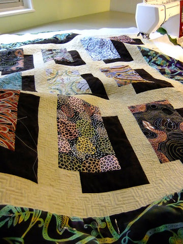 fabric shadow showcase quilt