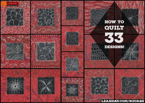 How to quilt 33 quilting designs
