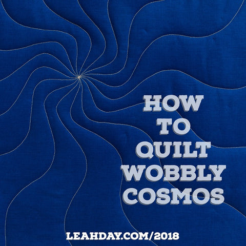 how to quilt wobbly cosmos