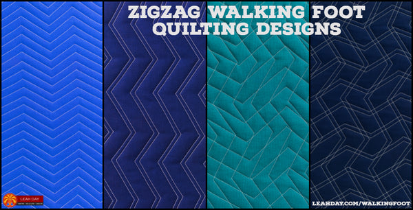 zigzag walking foot quilting designs