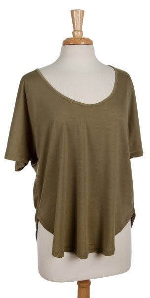 Olive Green Top