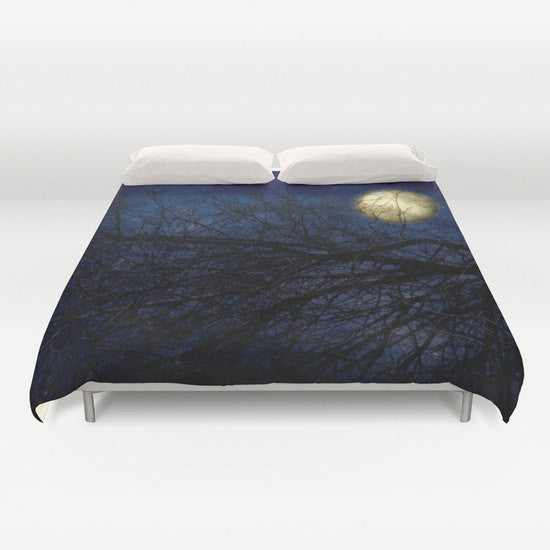 Art Duvet Cover Blue Moon Photography Home Decor Photograph Royal