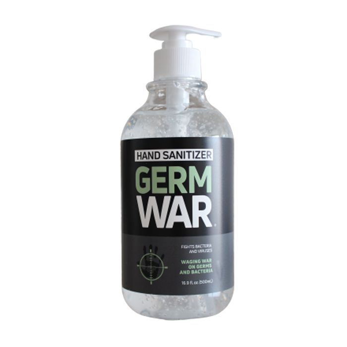 germ war hand sanitizer gel