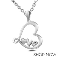 Metalsmiths Sterling say Anything Love Pendant