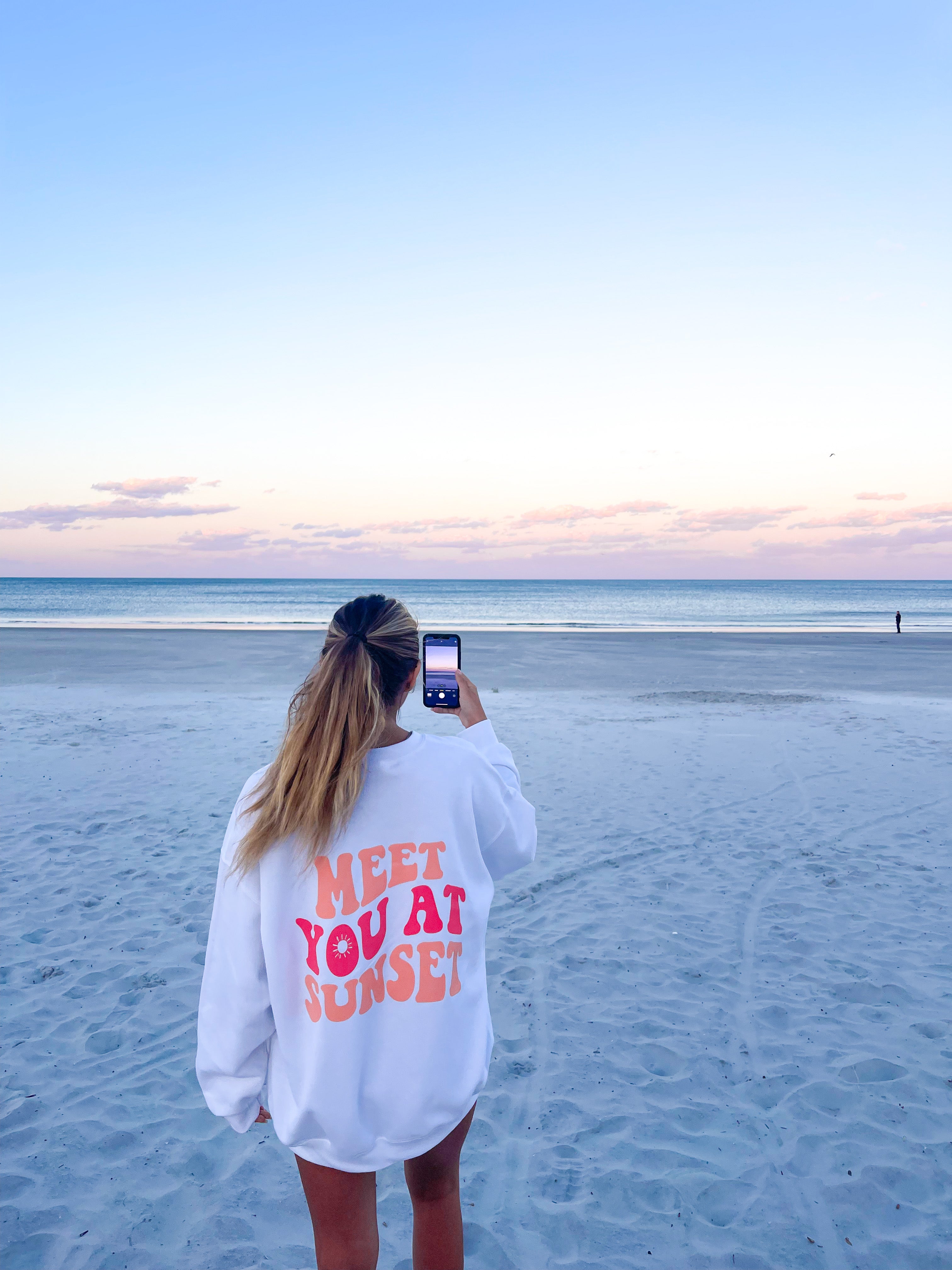 MEET YOU AT SUNSET CREWNECK