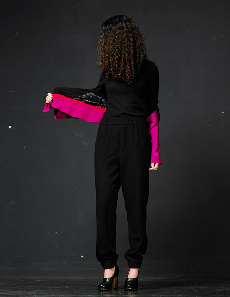GILES Short purple jacket | CUSTOMER ARCHIVE