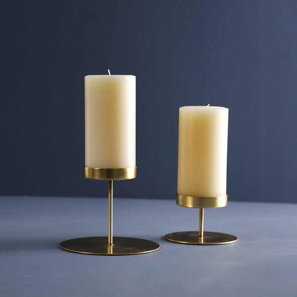 gold candle holders