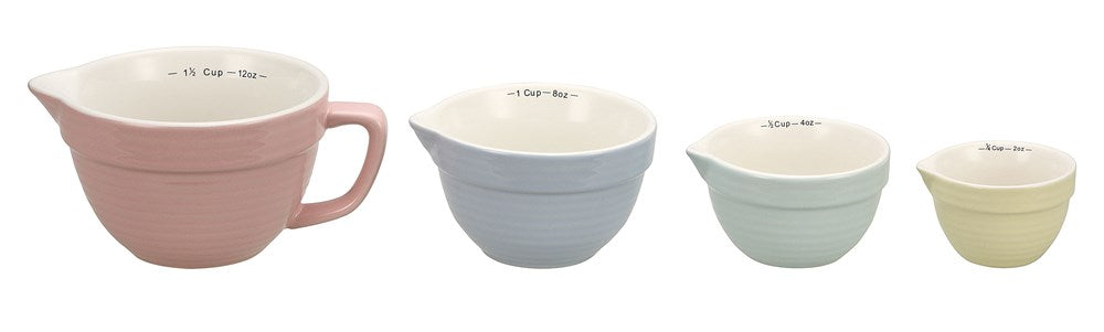 Pastel Ceramic Measuring Cups