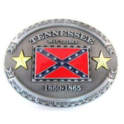 Tennessee Confederate Flag belt buckle – The Dixie Shop