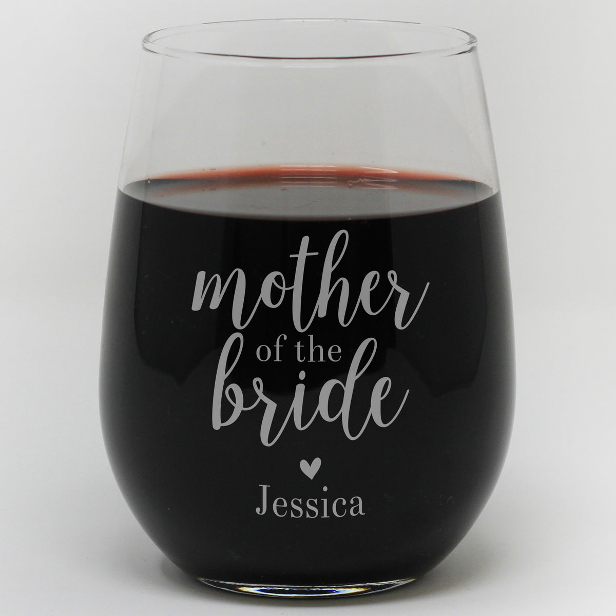 bride wine glass