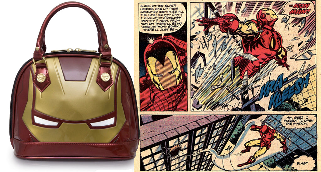 Loungefly Marvel Iron Man Dome Bag from RetroGlam.com