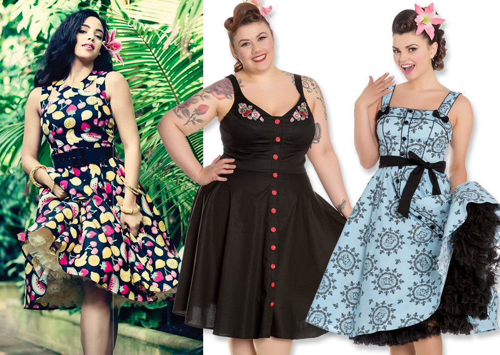 Swing dresses make Spring complete - Get them from Retro Glam Clothing!