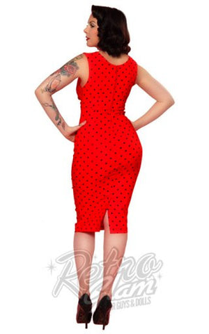 Steady Clothing Diva Dress in Red Polka Dot Steady Clothing Diva Dress in Red Polka Dot