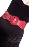 Hell Bunny 50s Rizzo Belt in Red Hell Bunny 50s Rizzo Belt in Red