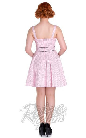Hell Bunny Vanity Mini Dress in Pink Hell Bunny Vanity Mini Dress in Pink