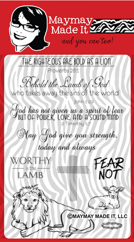 Lion and The Lamb Stamp Set {A116}