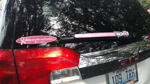 NBCF Saber wiper breast cancer fundraiser