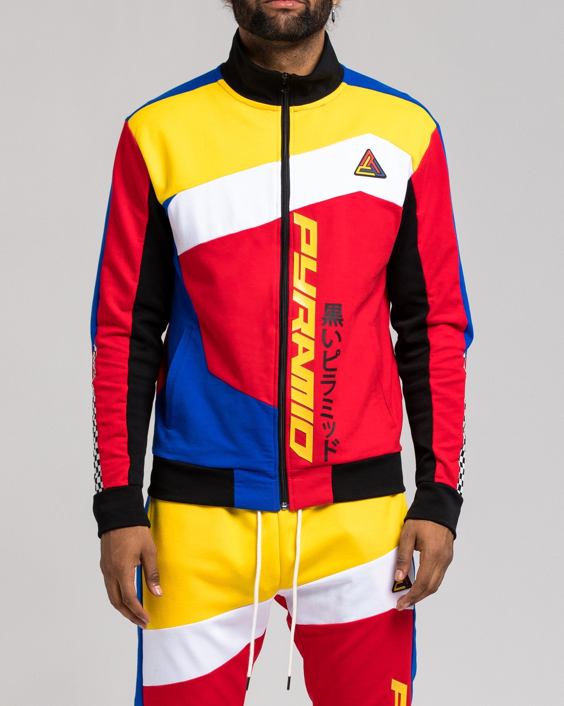 BP Color Block Track Jacket (Multicolor)