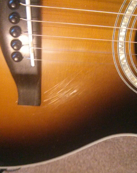 Acoustic Guitar-BEFORE POLISHING