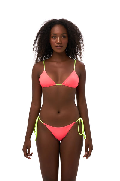 tie back triangle bikini top