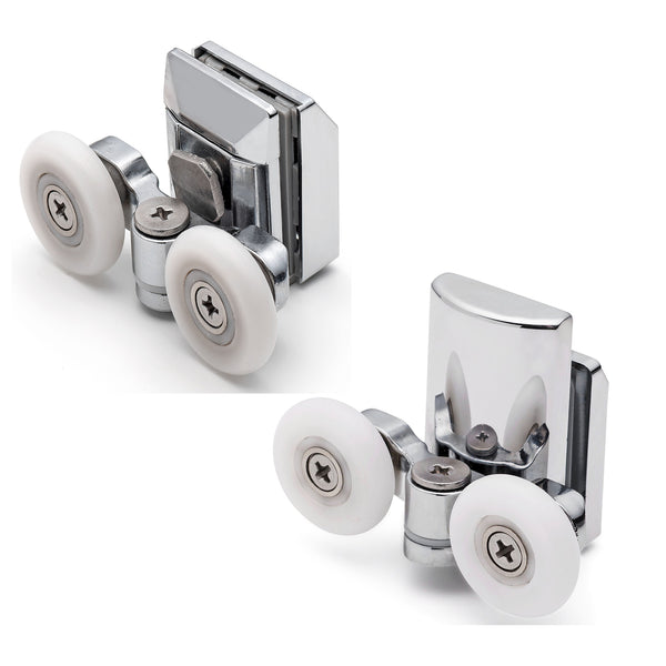 Details about   4 x Single Bottom Zinc Alloy Shower Door Rollers/Runners/Wheels 23mm  L070 