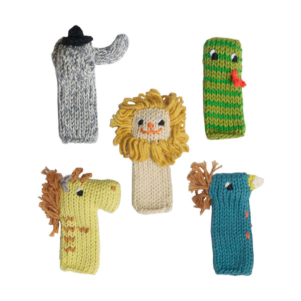 jungle finger puppets