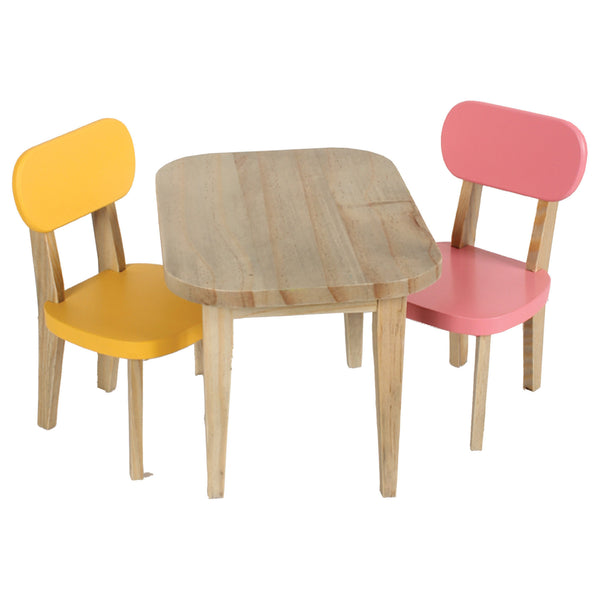 girls wooden table and chairs