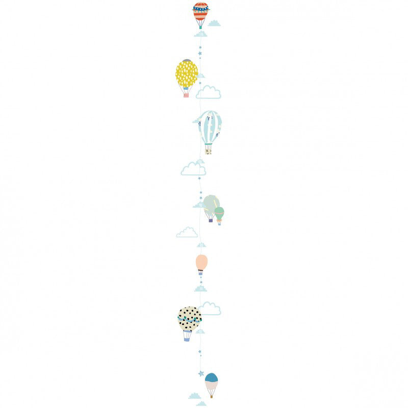 MIMI'lou Height Chart Wall Sticker - Hot Air Balloons