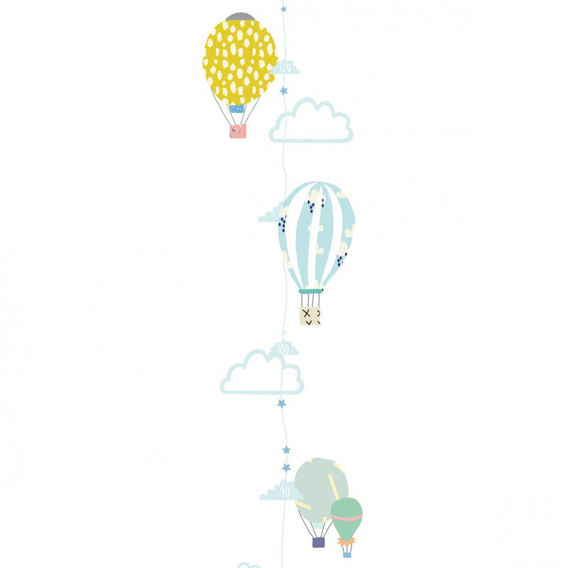 MIMI'lou Height Chart Wall Sticker - Hot Air Balloons