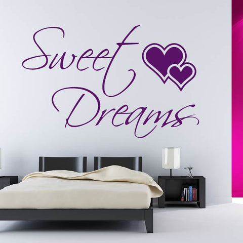 Violet Sweet Dreams Wall Art Sticker