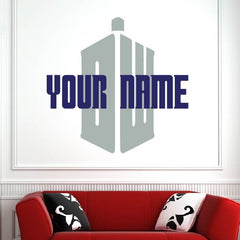 Personalised Name Doctor Who Wall Sticker