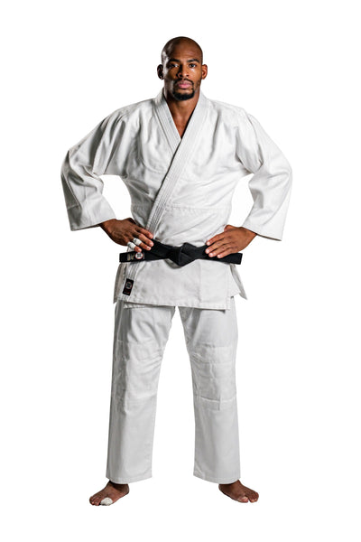 Free White Belt BMA-TRAIN-III Judo Single Weave Beginner's Gi Uniform 